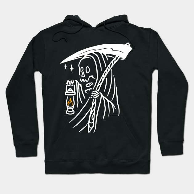 Grim Reaper and Lighting Hoodie by quilimo